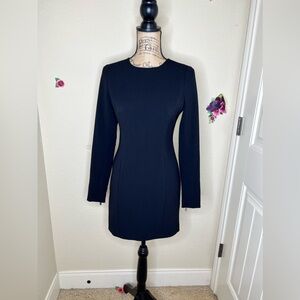 MICHAEL Michael Kors Black Dress with Gold Zippers Size 2